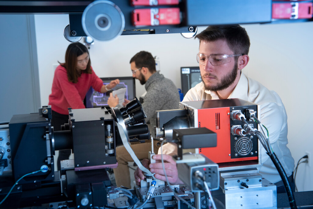 Students in lab